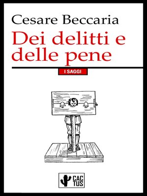 cover image of Dei delitti e delle pene